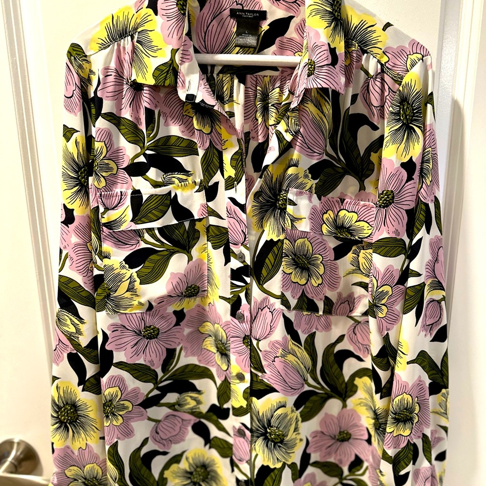 Beautiful print button down